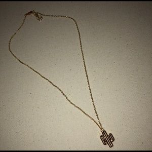 Dainty Cactus Necklace 🌵